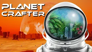 ИГРАЕМ В  THE PLANET CRAFTER ПРОШЛИ 2 ЭТАПА ТЭРОФОРМИНГА У НАС РАСТЁТ ТРАВА И СИНЕЕ НЕБО!!!!!!!!!!!!