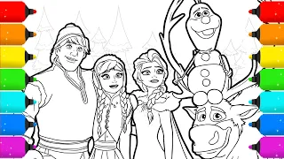Digital Drawing Frozen :Olaf's Frozen Adventrue_Time lapse