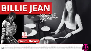 Billie Jean  Michael -  Jackson -  Drum Cover  (Drum Score)