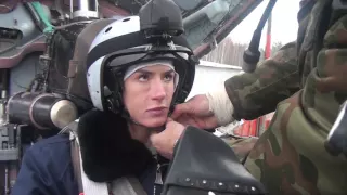 Pauline Nordin Stratosphere flight in the MiG-29