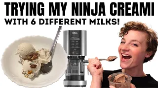 I GOT A NINJA CREAMI! UNBOXING AND TRYING 6 DIFFERENT ICE CREAM PINTS!