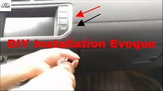 DIY Installation How to install 10.25" Android Screen Range Rover Evoque