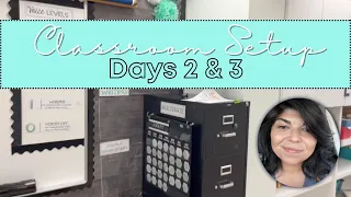 5th Grade Classroom Setup 2022-2023: Days 2 & 3 (Less chatty, still chaotic)