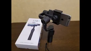 ОБЗОР Gimbal ZWN S5B 3-х осевой стабилизатор Для iPhone  Samsung