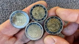 2000€ 2 euro's, the following coins hunted. Rare! Collectable coins.