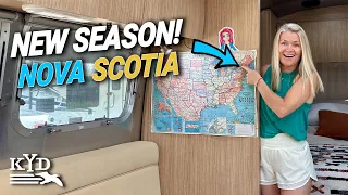 KYD: New Season. Back on the Road ➡️ RVing to Nova Scotia
