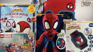 Marvel Spidey and His Amazing Friends Collection Unboxing Review | Spidey Spinning Transforming Car