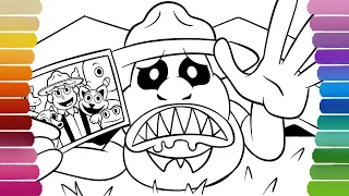 ZOOKEEPER is NOT a MONSTER Coloring Pages / How To Color ALL New BOSSES and MONSTERS