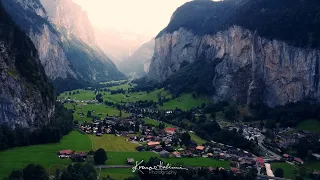 Lauterbrunnen, Switzerland's most amazing village ( Drone footage )