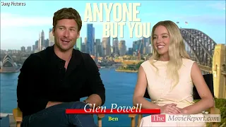 ANYONE BUT YOU interviews with Sydney Sweeney, Glen Powell, Will Gluck - December 11, 2023