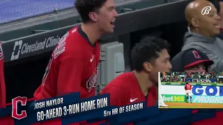 Josh Naylor With a 3 Run MOONSHOT During a 6 Run 8th Inning Rally, Tom Hamilton Call!