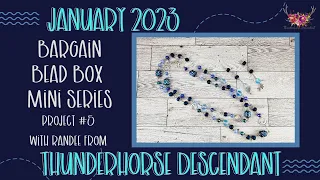 Project #5 Rosary Chain Moon Necklace January 2023 Bargain Bead Box Mini Series w/ Thunderhorse