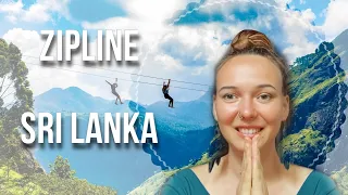 Элла. Полёт на канатке. Малый Пик Адама. Шри-Ланка - Flying Ravana Zipline. Little Adams Peak.
