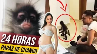 24 HORAS siendo PAPÁS de un CHANGO 🐵 JUKILOP