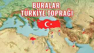 Türkiye'nin sınır dışı toprakları! Buralarda neden topraklarımız var?