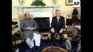 USA: PAKISTANI PRIME MINISTER VISITS THE WHITE HOUSE