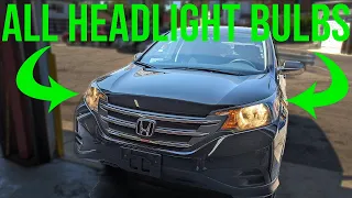 How to Replace Headlight Bulbs - Honda CR-V (2012-2016)