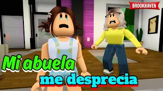 MI ABUELA ME DESPRECIA | Roblox Brookhaven rp | Mini Pelicula - Historia de Roblox