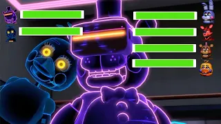 [SFM FNaF] Arcade Mayhem Vs Rockstar Animatronics With Healthbars!