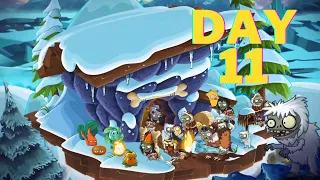 Plants vs Zombies 2 Walkthrough : Frostbite Caves Day 11 (2023)