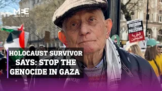 87-year-old Holocaust survivor says: “Stop the genocide in Gaza”