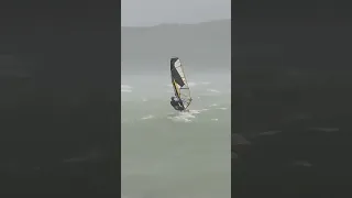 Windsurfing Cyclone Gabrielle