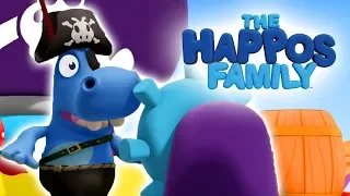 Pirate Ship - The Happos Family Cartoon | Full Episode | Funny animated Cartoon for Kids I Boomerang