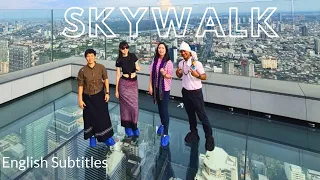 MahaNakhon 320 Meters: The Tallest Building in Thailand|| Skywalk at 78th Floor MUST TRY! Eng Sub