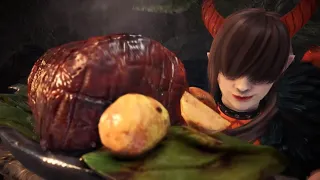 Monster Hunter World Iceborne: Demoness Handler Cooks Dinner 😈🍲