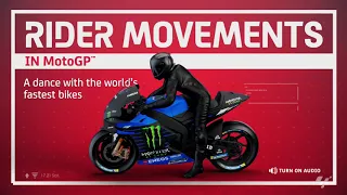 MotoGP™ in 3D: Rider movements on a MotoGP™ machine