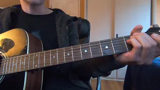 Black hole sun chords — Soundgarden (acoustic guitar lesson)