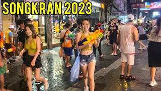 🇹🇭 SONGKRAN 2023 Walking Street | Water Festival Pattaya Thailand