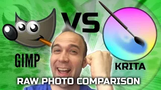 GIMP vs Krita RAW Photo Comparison