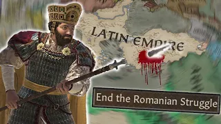 I tried to ELIMINATE the LATIN EMPIRE