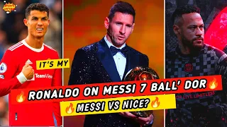 Ronaldo On Messi Win Ballon Dor 2021 - Evra, Kroos | Mess, PSG vs Nice | Football News