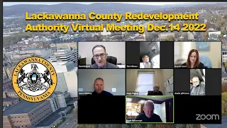 Lackawanna County Redevelopment Authority Virtual Meeting-December 2022