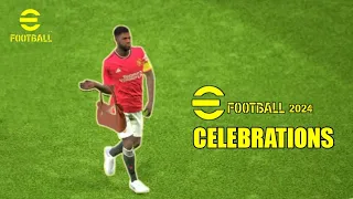 Best Player Celebrations In NEW efootball 2024 Mobile 🤩