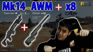 MK14 + AWM Snap x8 l 12 kills