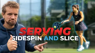 Using SIDESPIN and SLICE on Your PADEL SERVE? | ThePadelSchool.com