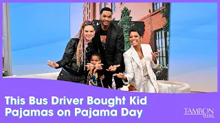 Viral Bus Driver Who Brough Kid Pajamas on Pajama Day Joins the Show!