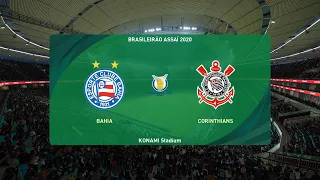 PES 2021 | Bahia vs Corinthians - Brazil Serie A | 29/01/2021 | 1080p 60FPS