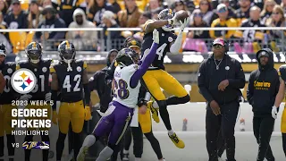 HIGHLIGHTS: George Pickens' best plays from 146-yard game vs. Ravens | Pittsburgh Steelers