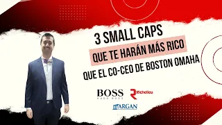 3 SMALL CAPS que te HARÁN MÁS RICO que el CO-CEO DE BOSTON OMAHA