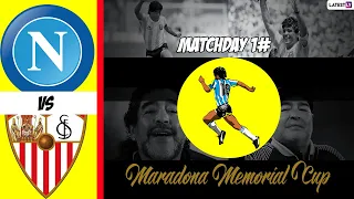 Napoli vs Sevilla // MARADONA MEMORIAL CUP by PES Dull