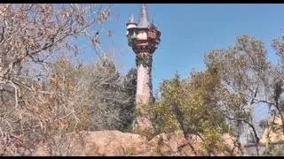 New Tangled themed restroom area in Fantasyland at Magic Kingdom - Rapunzel tower