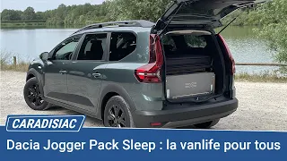 Essai - Dacia Jogger Pack Sleep : la vanlife enfin accessible