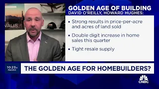 2024 will be a 'golden age of homebuilding,' says Howard Hughes Holdings' CEO David O'Reilly