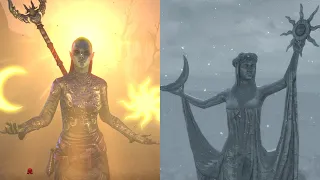 Azura in Elder Scrolls Online vs Skyrim.