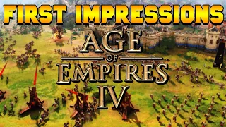 Age of Empires 4 Beta Test: First Impressions (Gameplay)