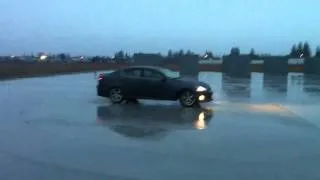 2010 Lexus IS250 fun in rain, f-sport exhaust